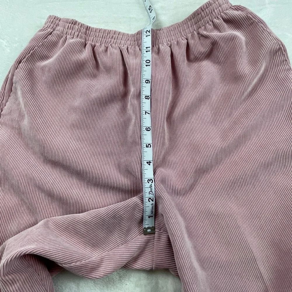Alfred Dunner‎ Mauve Pink Corduroy Zip Jacket and Pants Set Womens 14